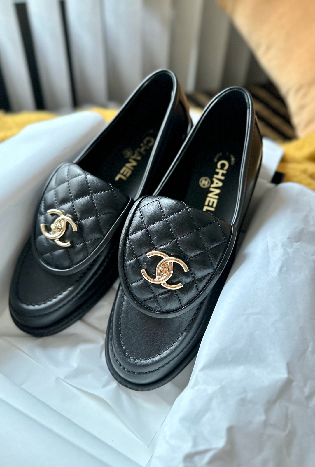 Green Chanel loafers review: Are they comfortable? Heres my honest opinion after wearing them!