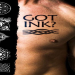 Guys & Written Chest Tattoos: Best Styles and Placements