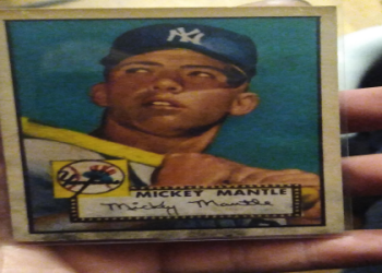 What is a Mickey Mantle baseball card worth in 2024?