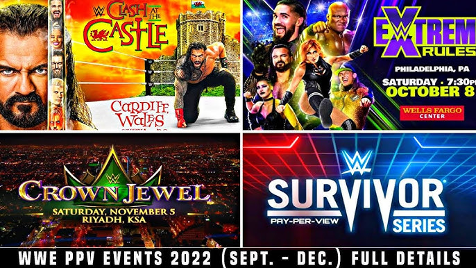Looking for the full wweppv calendar? Discover all upcoming event dates now!